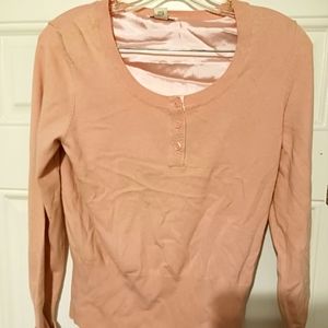 💐Casual Corner Vintage Pink blouse 👚  🛍💕 Size M, 95% Cotton,1% Spandex.💄